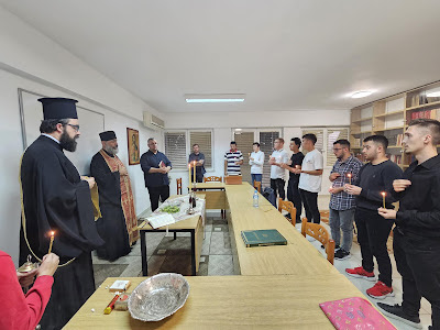 Αγιασμός για το νέο έτος στη Σχολή Βυζαντινής Μουσικής της Ορθόδοξης Εκκλησίας της Αλβανίας