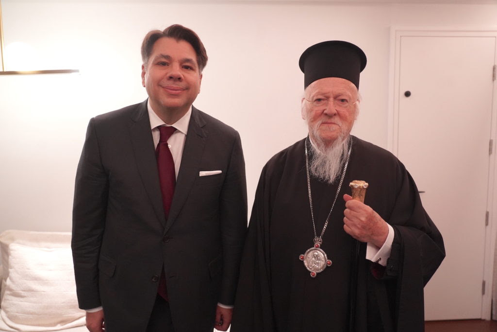 Συνάντηση με τον Πρέσβη των ΗΠΑ στην Ελλάδα είχε ο Οικουμενικός Πατριάρχης