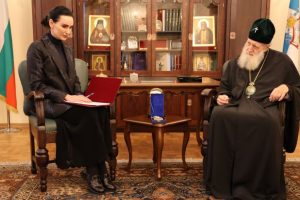 Ο Πατριάρχης Βουλγαρίας υποδέχθηκε την Πρέσβη της Ουκρανίας