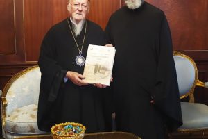 Ο Μητροπολίτης Σύμης και όμιλος Συμαίων στον Οικουμενικό Πατριάρχη
