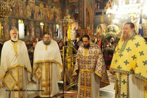 Ο Ιεραπόστολος π. Ευάγγελος Παπανικολάου σε Ι.Αγρυπνία ενώπιον της Τιμίας Κάρας του Αγίου Ιωάννου του Xρυσοστόμου