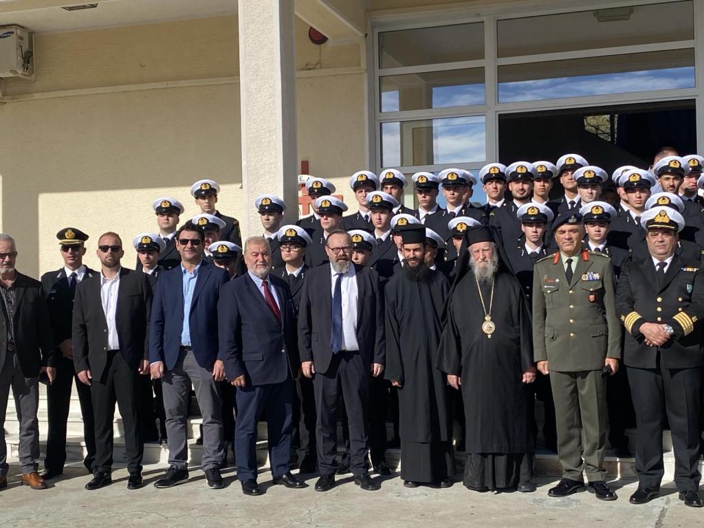 Ο Μητροπολίτης Καρυστίας στην Σχολή Εμποροπλοιάρχων Κύμης