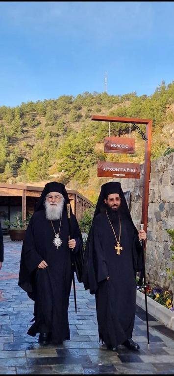 Ο Σεβ. Μητροπολίτης Βόστρων κ.Τιμόθεος, Έξαρχος του Πατριαρχείου Ιεροσολύμων στην Κύπρο λειτούργησε στην Ι.Μονή Οσίου Αββακούμ στο Φτερικούδι