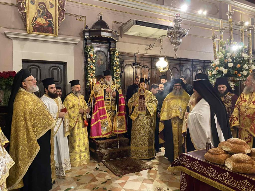 Ο Εσπερινός της εορτής του Αγίου Σπυρίδωνος στην Κέρκυρα