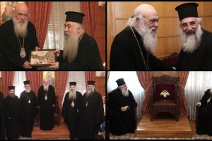 Συναντήσεις Αρχιεπισκόπου Ιερωνύμου με εκπροσώπους του Οργανισμού Τουρισμού της Ιορδανίας και τον Αρχιεπίσκοπο Κρήτης Ευγένιο