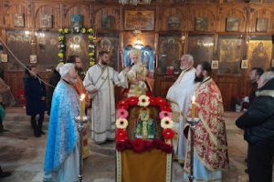 Συγκίνηση στον εορτασμό του ναού του αγίου Σπυρίδωνα στο Μπεράτι, που ήταν αποθήκη!