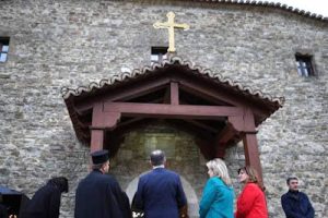 Στην ιστορική Μονή  του Αγίου Ιωάννου του Βλαδίμηρου ο Αλβανός πρόεδρος