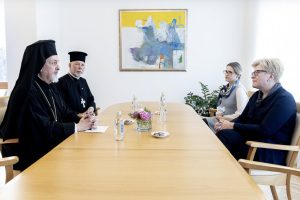 Συνάντηση Μητροπολίτου Γέροντος Χαλκηδόνος με την Πρωθυπουργό της Λιθουανίας