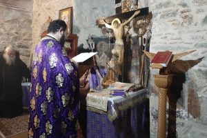 Α’ Προηγιασμένη Θεία Λειτουργία στην Ιερά Μονή Αγίου Νικολάου Άνω Βάθειας, στην Ερέτρια
