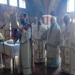 Αρχιερατική Θεία Λειτουργία στον Ι.Ν. Αγίας Βαρβάρας Μπρινιά – Αγίου Λουκά Αλιβερίου.